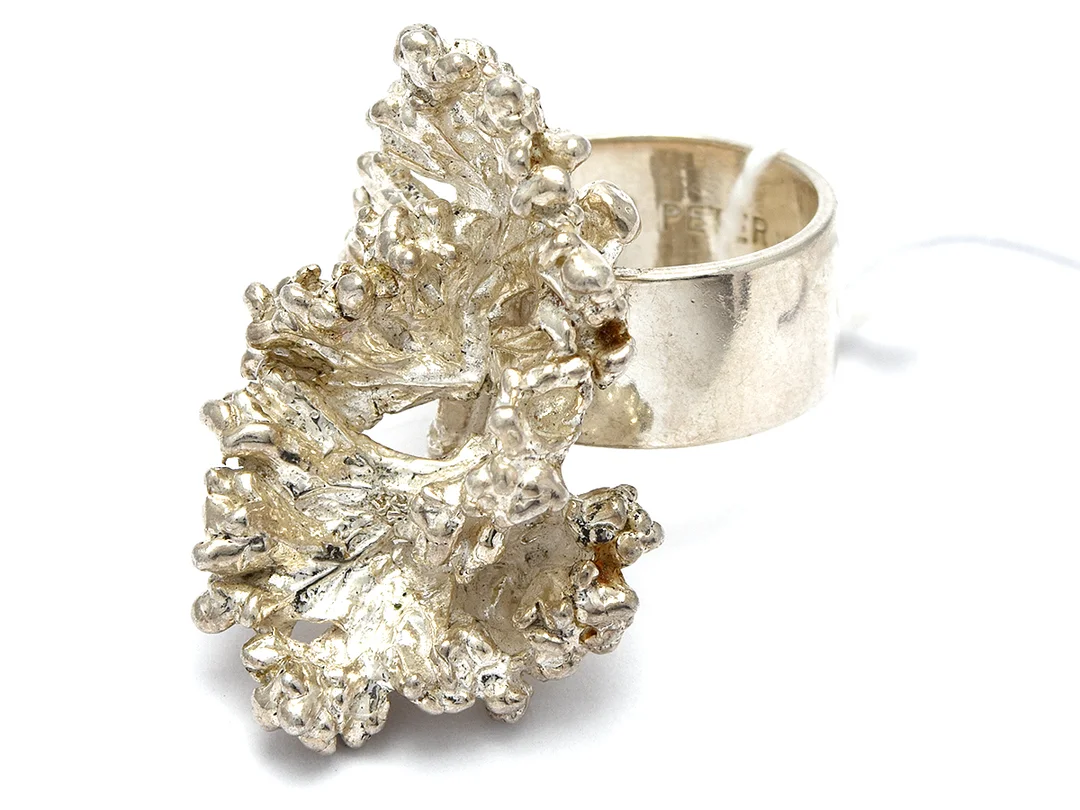 Ring Silver Ø14¾ 14,0g, Peter von Post silversmed (skadad) — Smycken/Ring — Kaplans