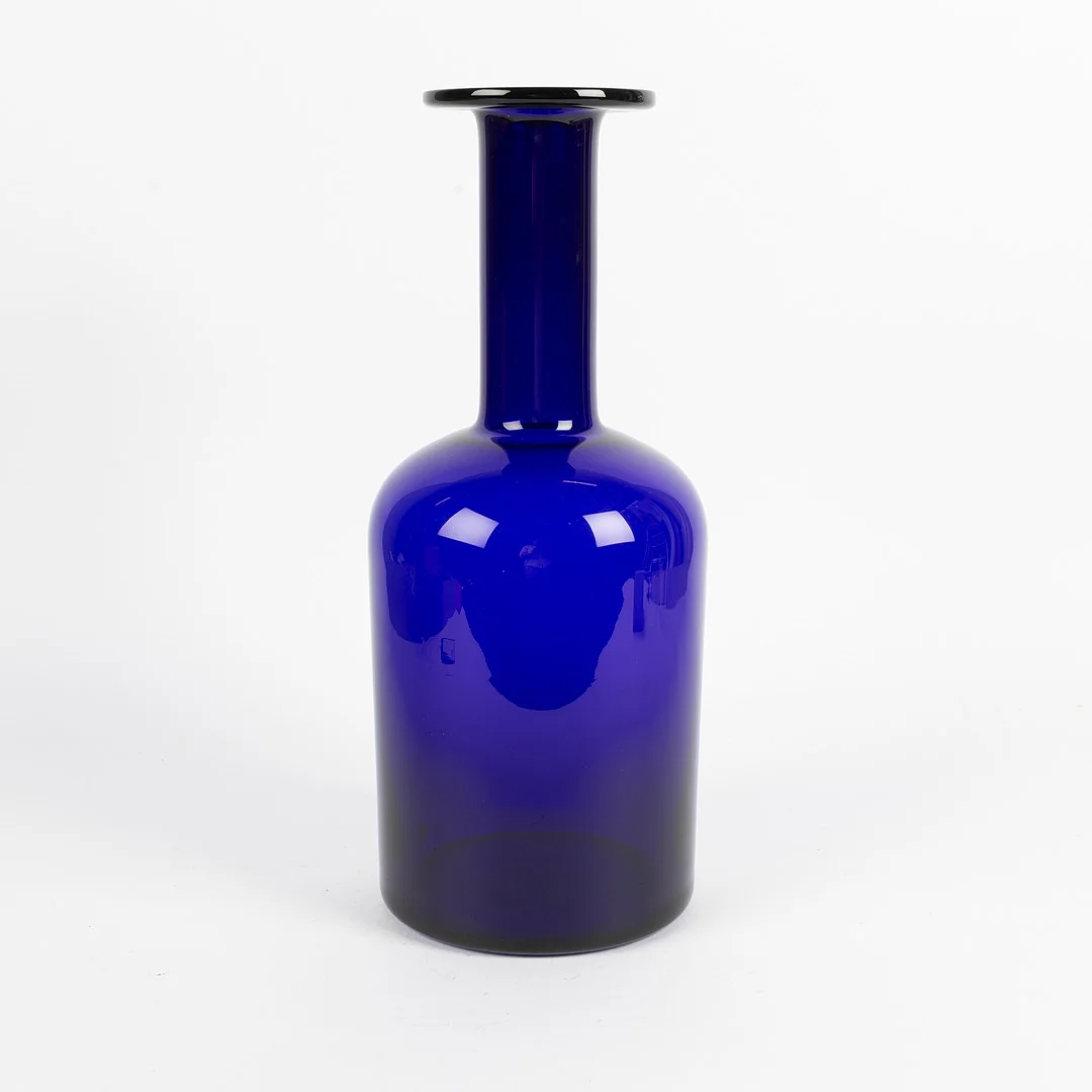 OTTO BAUER. Flaska, Kastrup Holmegaard. — Art glass — Stockholms Auktionsverk Helsingborg