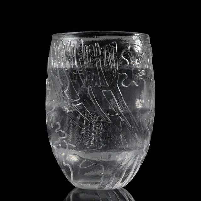 SVEN ERIK SKAWONIUS. VAS, glas, Kosta, signerad, 1930-tal.
