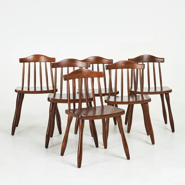 PINNSTOLAR, 4+2 st, "Figge", design Tomas Jelinek, IKEA, 1975, olika sitthöjder.
