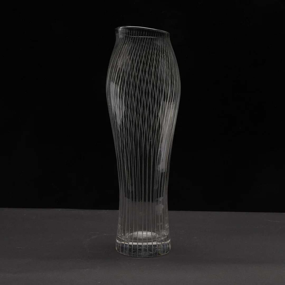 TAPIO WIRKKALA. vas, glas, "Fölben", signerad, Iittala. — Utility glass — Gomér & Andersson Norrköping