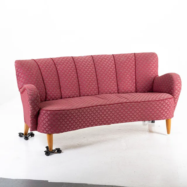 SOFFA, svängd form, Swedish Modern, 1940-tal.