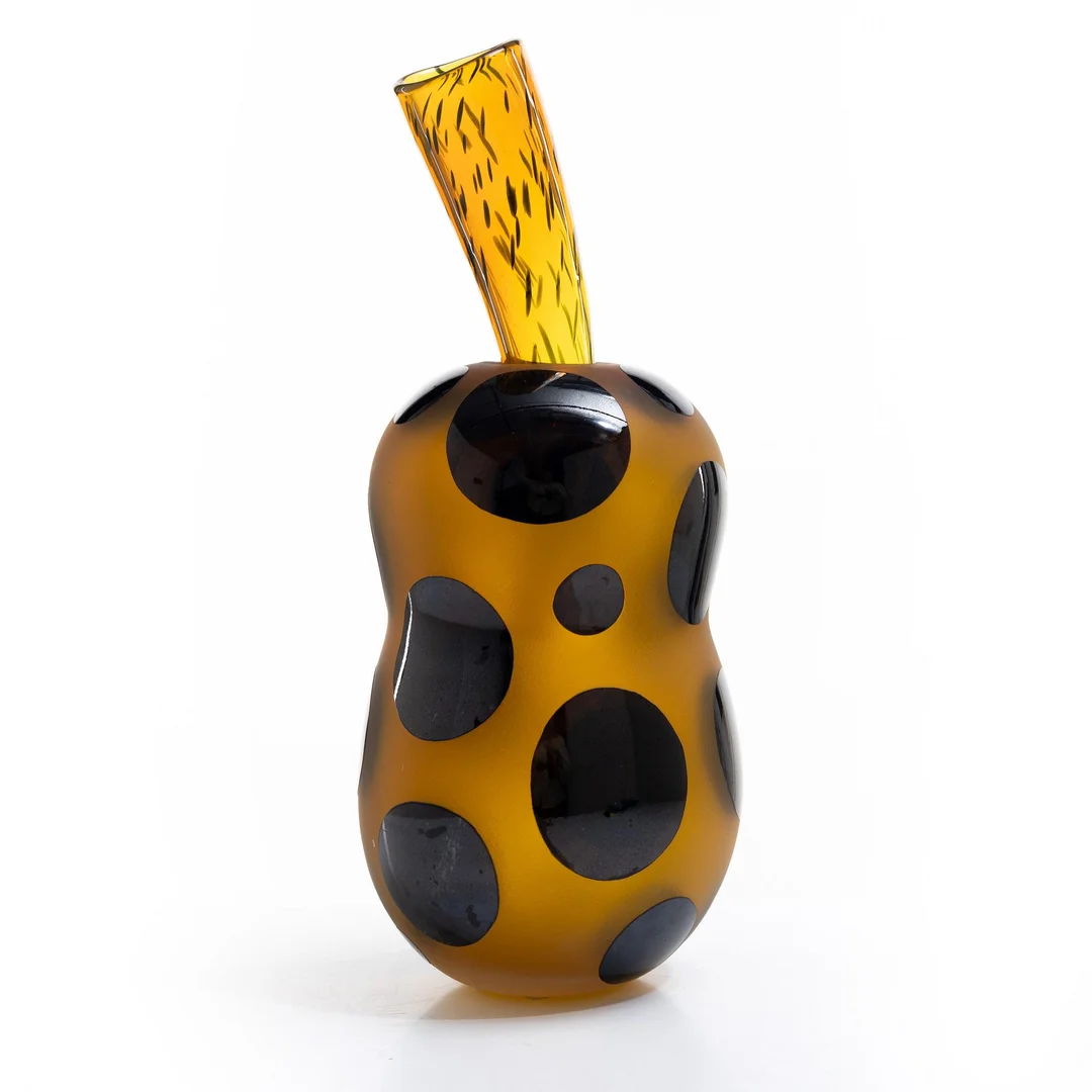 Gunnel Sahlin, vas, Kosta Boda, 1990-tal, unik. — Design/Glas — Bukowskis