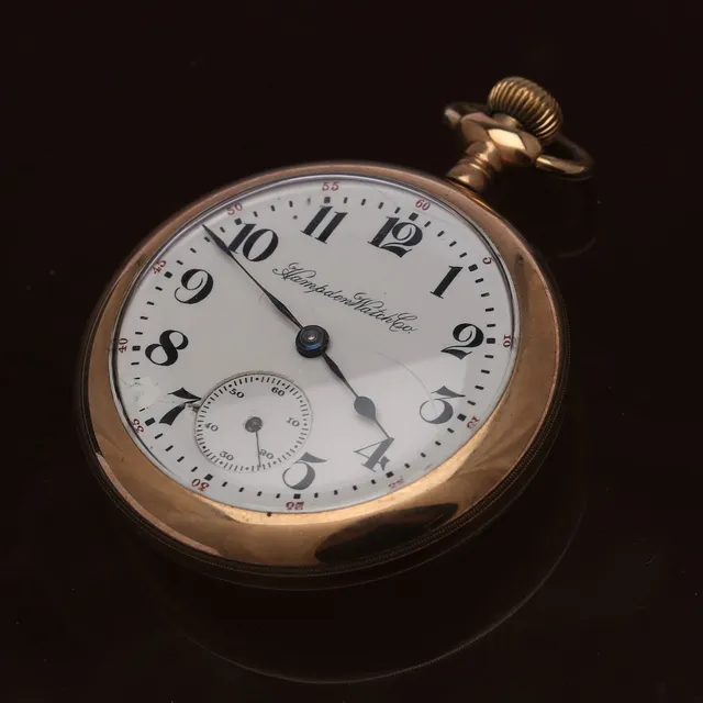 FICKUR, doublé, Hampden Watch Company, USA.
