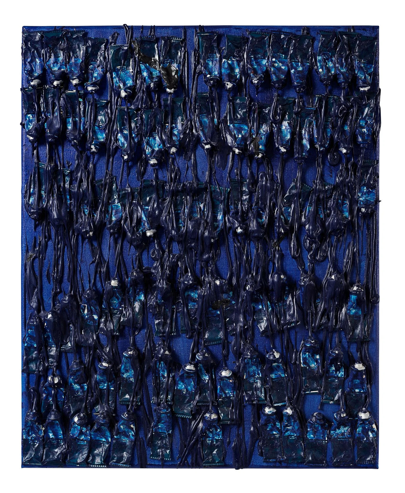 Fernandez Arman, "Monochrome Accumulation (Ultarmarine Blue)". — Bukowskis