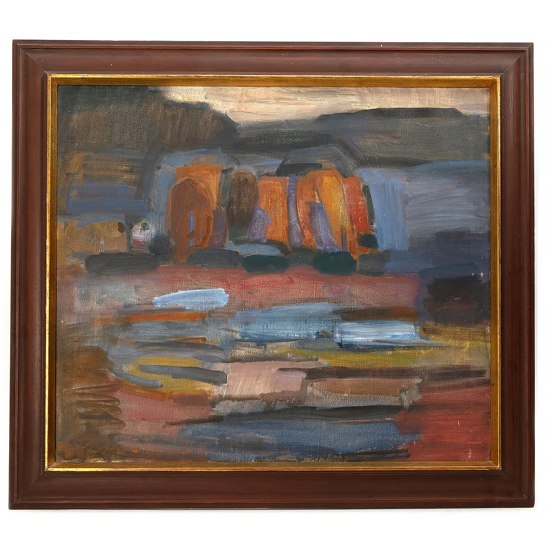 GERHARD LUNDBERG. Olja på duk, signerad. — Paintings — Stockholms Auktionsverk Göteborg
