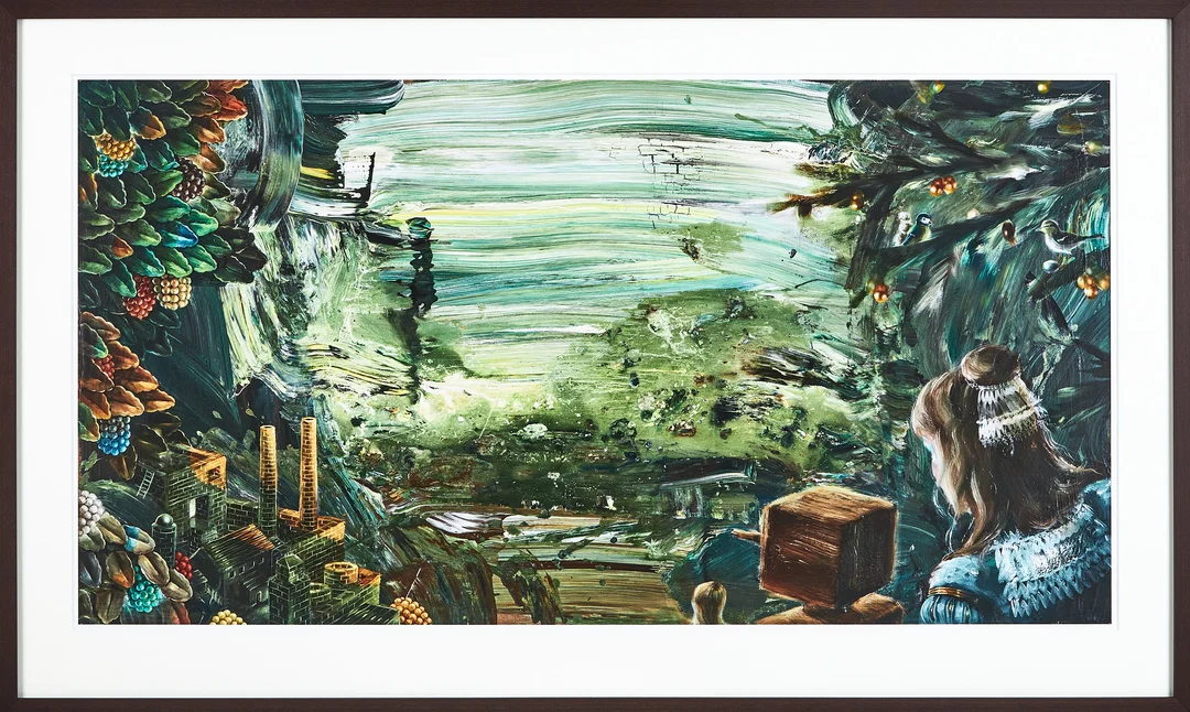 ERNST BILLGREN. "Kommer framtiden - eller ska vi gå dit?", gicleetryck. — Other — Stockholms Auktionsverk Magasin 5