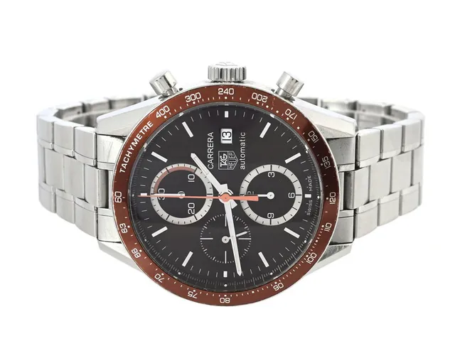 TAG HEUER, Carrera, "Tachymetre", Cal 16 (ETA 7750), Serie nr. EBW4921, Ref nr. CV2013-BA0794, Boett nr. CV2013-3, kronograf, herrur, 41 mm, stål, automatisk, safirglas, datum, glasbaksida, originallänk, viklås, Ref nr. FAA043-Y-M3/3101 G, ca 2013, box, ytterkartong.