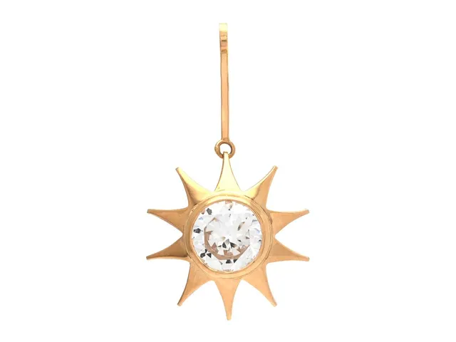 ALTON, hänge, 18K guld, syntetisk spinell, höjd 39 mm, vikt 3,3 g.
