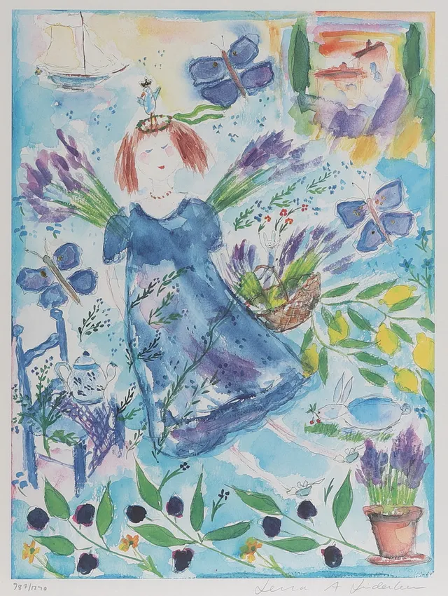 LENA LINDERHOLM. Giclee, signerad, 987/1290.