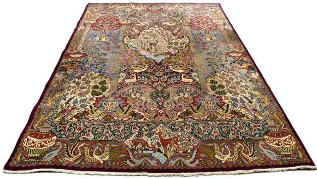 MATTA, Persisk, Figural Kashmar, 355 x 244 cm.