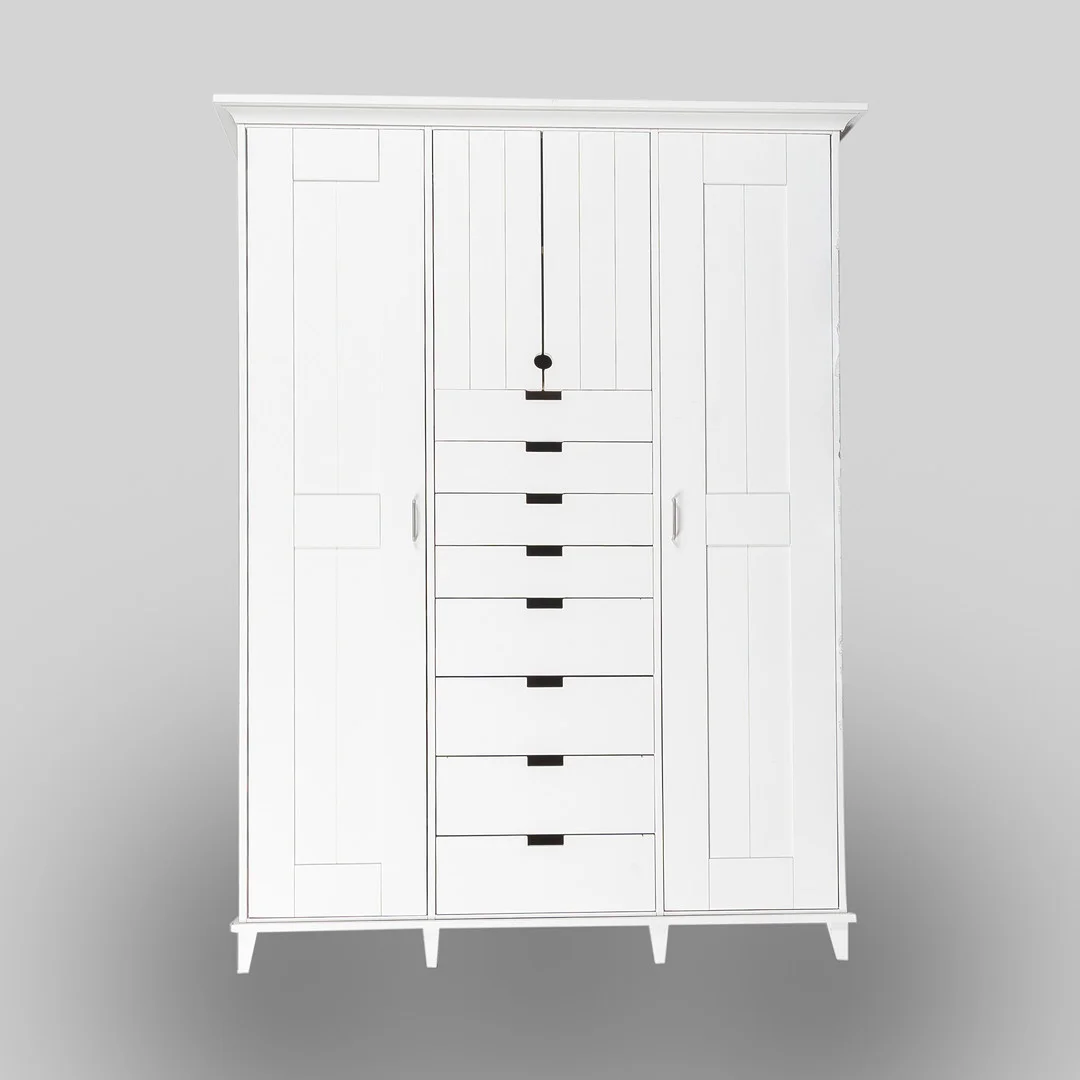 NIRVAN RICHTER. Klädskåp, Norrgavel, samtida. — Cupboards, Cabinets & Shelves — Stockholms Auktionsverk Helsingborg
