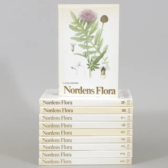 NORDENS FLORA, del 1-10, Lindman, 1974/75.