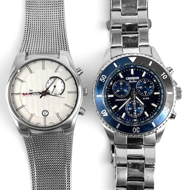ARMBANDSUR, 2 st, Skagen, Champion skyline, quartz.