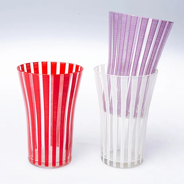 BENGT ORUP. selterglas, 3st, "Strikt", Johansfors.