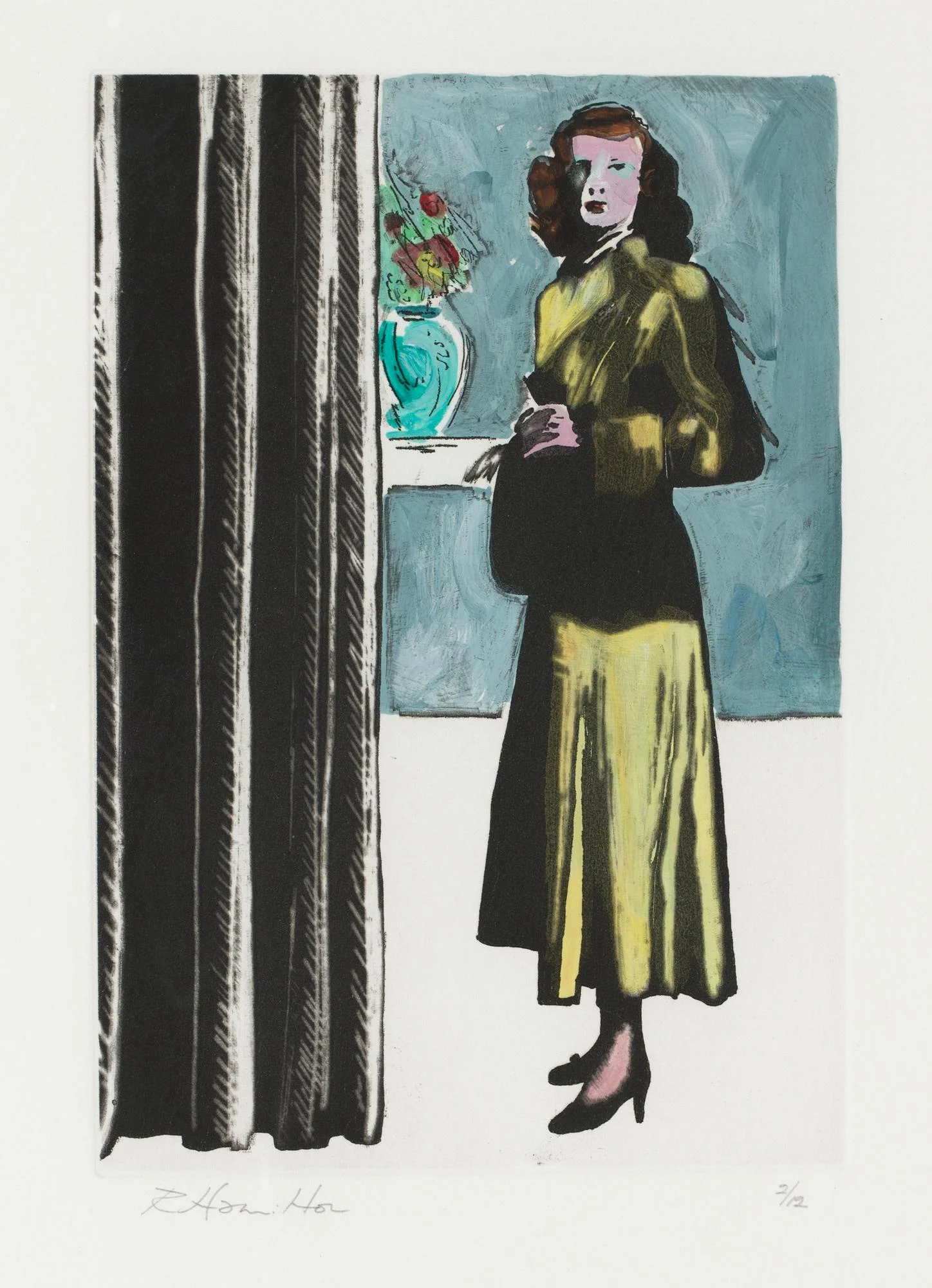 Richard Hamilton, "Patricia Knight I (coloured)". — Bukowskis