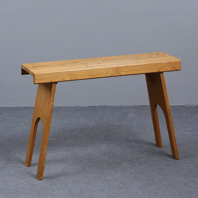 LITEN FURU BÄNK (90cm) 1900-TALETS MITT.
