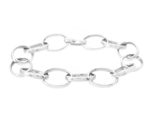 MICHAEL HAMMA, armband, sterlingsilver, Smide och Form, Stockholm 2006, längd 22 cm, vikt 26,0 g. (d)