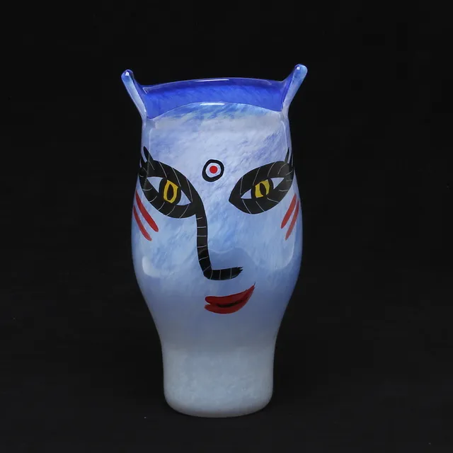 VAS, glas, "Open Minds" Ulrica Hydman.Vallien, Kosta Boda.