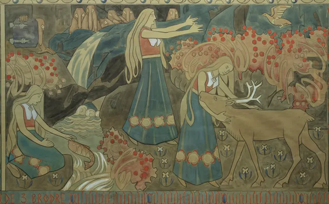 Munthe, Gerhard — "De tre brødre"