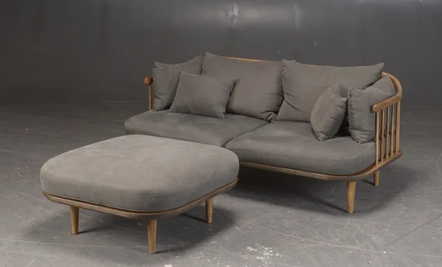Space Copenhagen for &Tradition. Sofa and pouf, model Fly SC2 and SC9 (2)