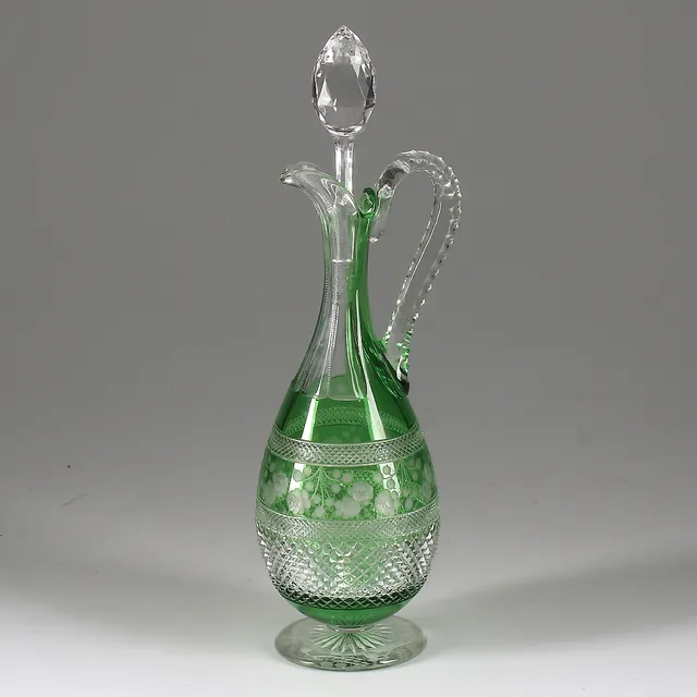 KARAFF, glas, troligen Böhmen. 1900-tal.
