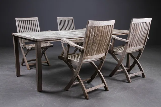 Havemøblement af teak(5)