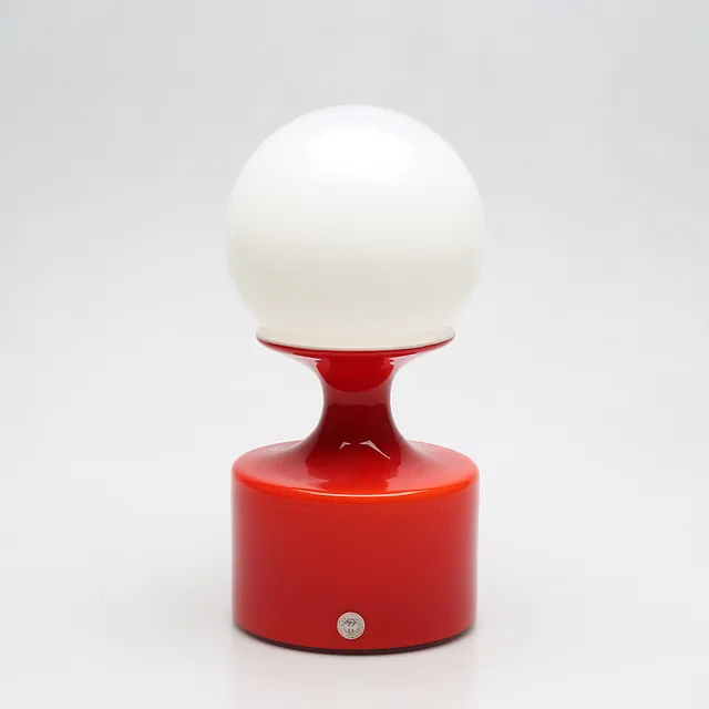OTTO BAUER. Objekt, 2 delar, glas, Holmegaard, Danmark.