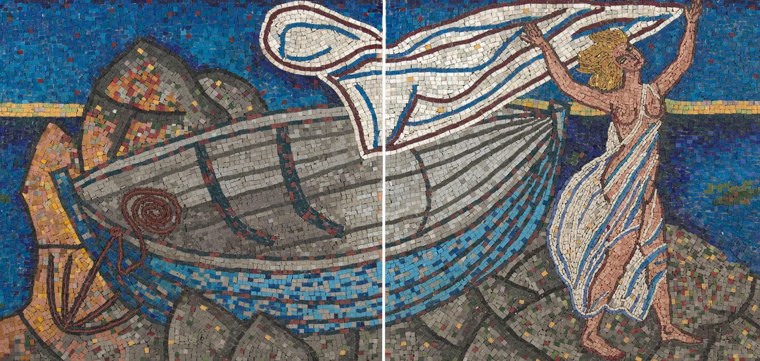 Bast, Ørnulf — Gresk mytologisk motiv, 1965 — Kunst/Øvrig billedkunst — Blomqvist