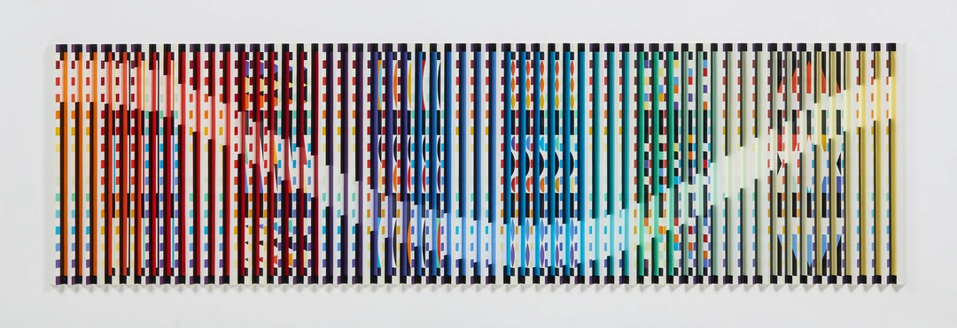 Agam, Yaacov — "Polymorph rainbow rhythm" ca. 1994-96 — Kunst/Grafikk — Blomqvist