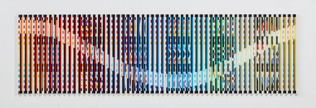Agam, Yaacov — "Polymorph rainbow rhythm" ca. 1994-96
