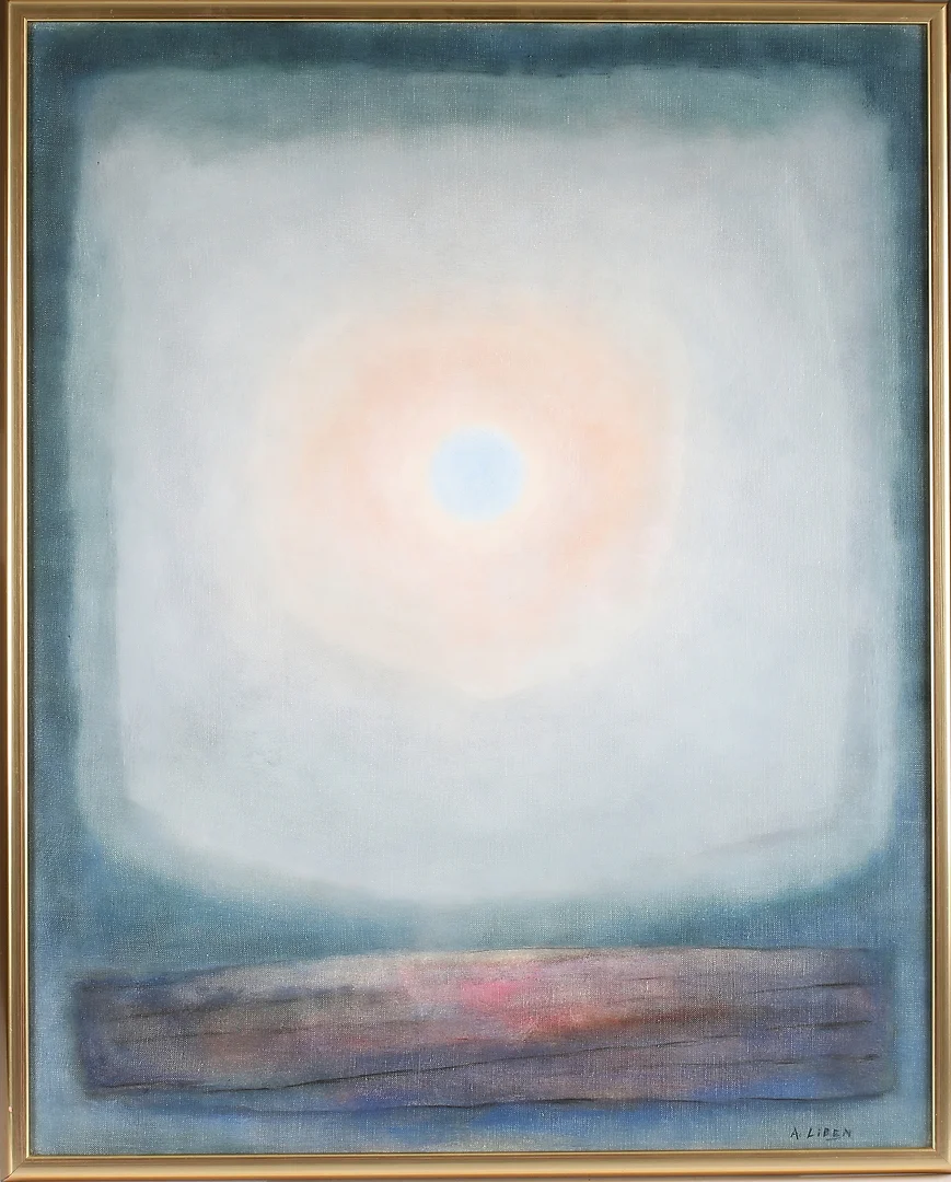 ANDERS LIDÉN. "Utan titel", olja på duk, signerad och daterad 1993. — Paintings — Stadsauktion Sundsvall