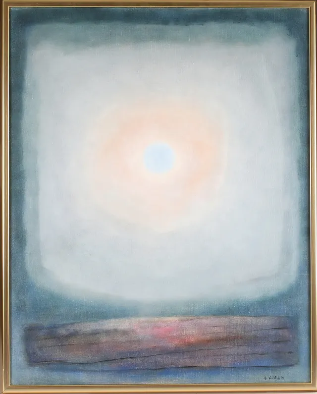 ANDERS LIDÉN. "Utan titel", olja på duk, signerad och daterad 1993.
