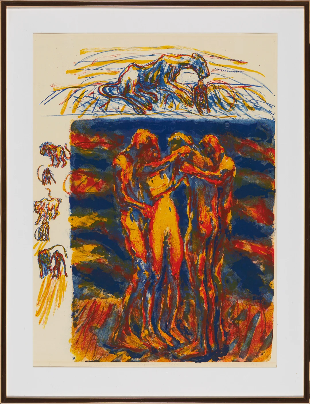 Widerberg, Frans — "I nærheten av ilden" 1976 — Kunst/Grafikk — Blomqvist