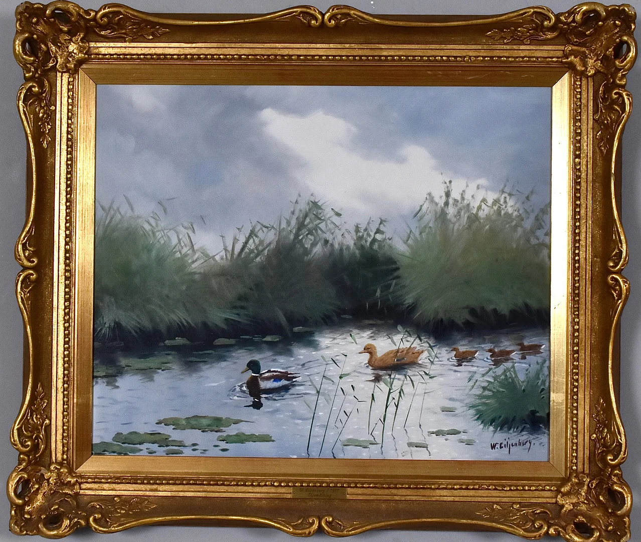 WALTER LILJENBERG. Olja på duk. — Paintings — Halmstads Auktionskammare