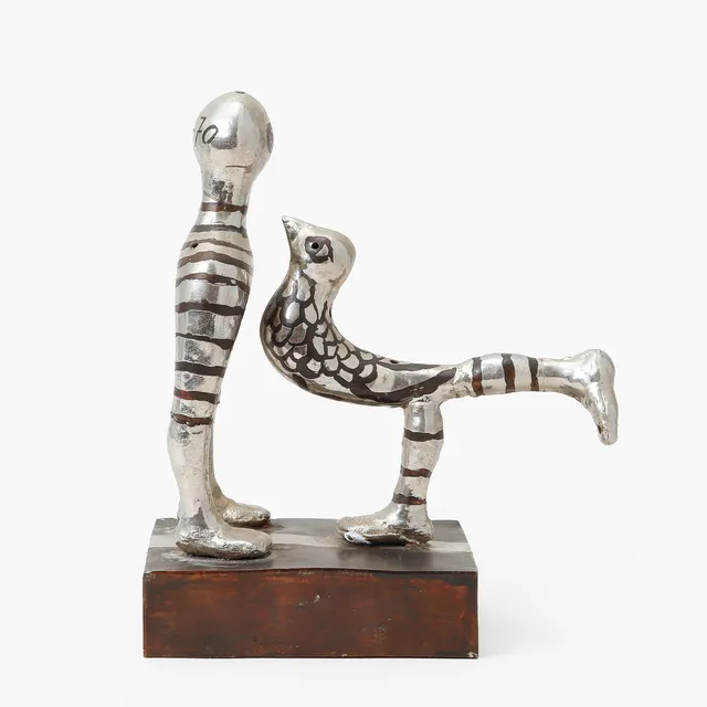 WALTER BENGTSSON. Skulptur, "Obstinat fågel", signerad WB och daterad -70.