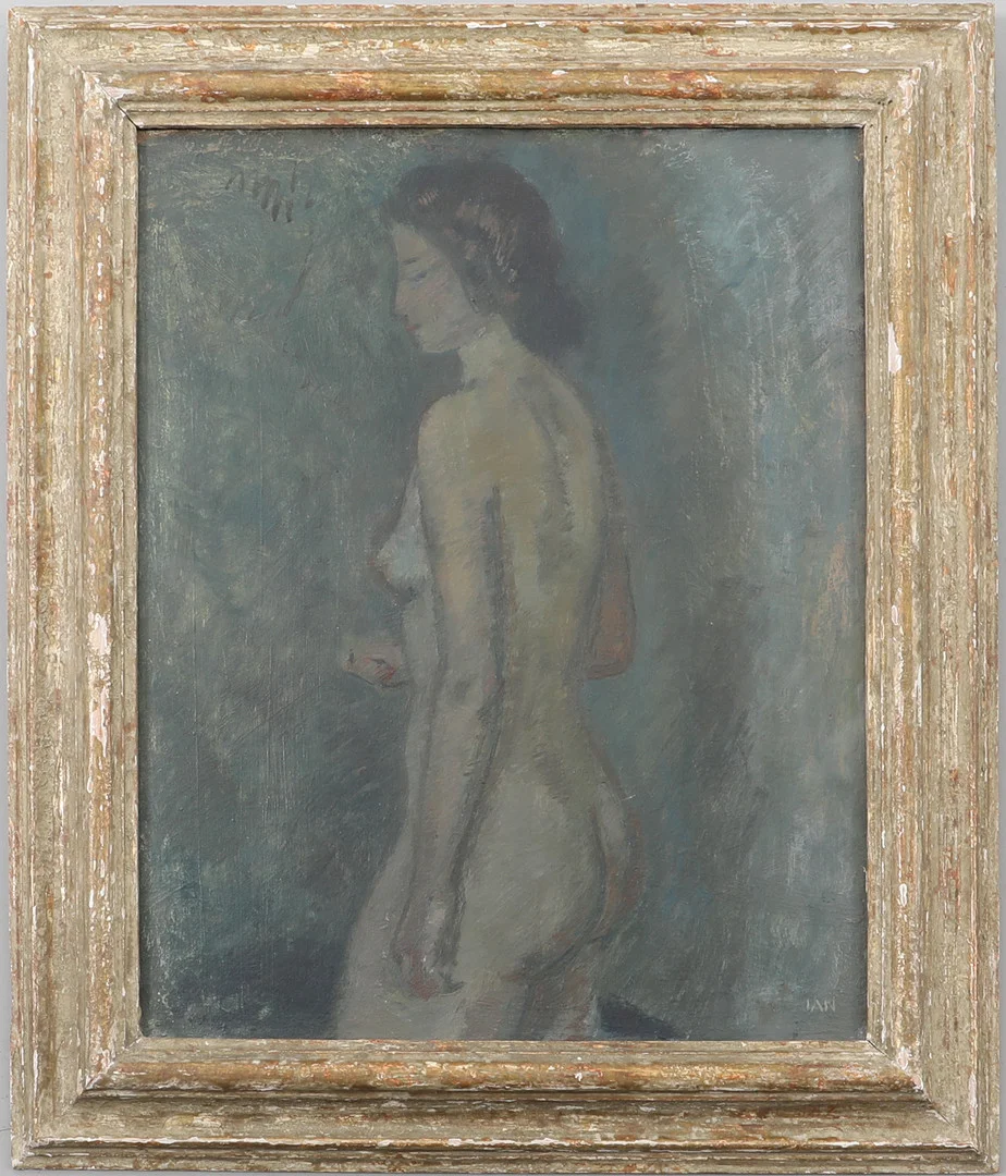 IVAR ANDERSSON. olja på pannå, signerad IAN. — Paintings — Södermanlands Auktionsverk