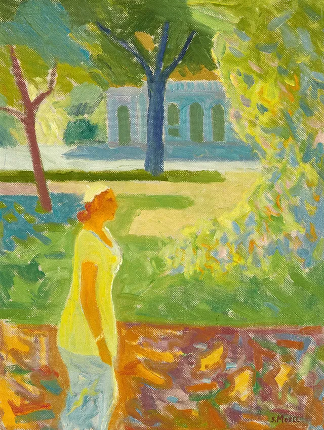 SVEN MOELL (1894-1974), ”Sommarljus”, signerad ’S. MOELL’, olja på pannå.