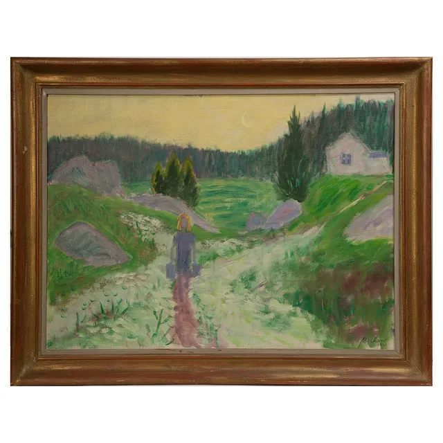 BO BESKOW. Olja, signerad och daterad 1941.