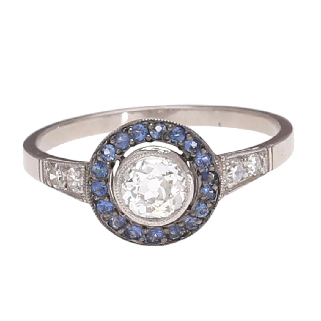 Art Déco style partridge eye ring. — Rings — Balclis