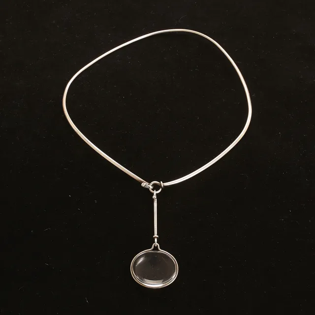 VIVIANNA TORUN BÜLOW-HÜBE. Collier med hänge, sterlingsilver, för Georg Jensen Danmark.
