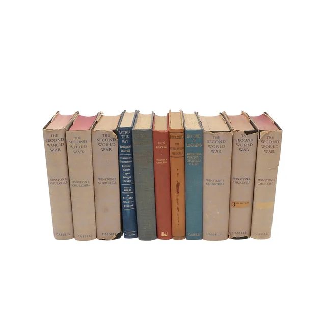 WINSTON CHURCHILL. The Second World War, 6 Volumes, 1951.