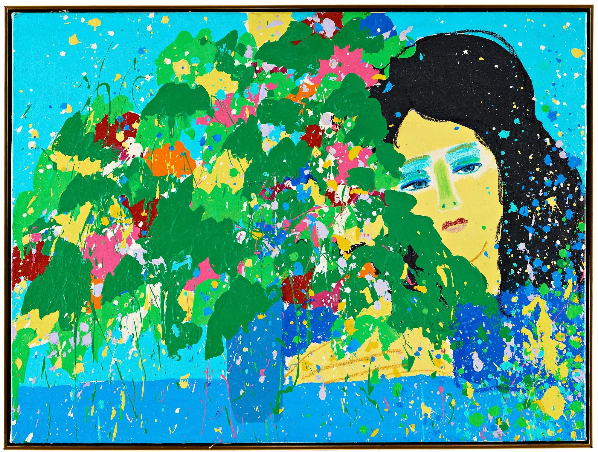 Walasse Ting, "Waiting for your love letter". — Bukowskis