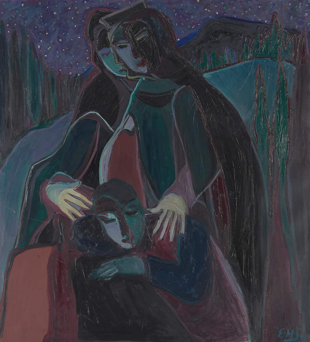 Johannessen, Erik Harry — "Komposisjon" 1964 — Kunst/Maleri — Blomqvist