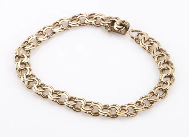 Bernhard Hertz. Bismarck bracelet of 8 kt. gold