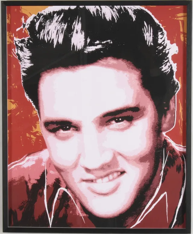 TOM MOORE. Färgserigrafi.