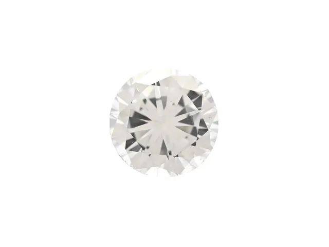 DIAMANT, briljantslipad 0,42 ct, ca TW(F)/VS2, nagg på kuletten.