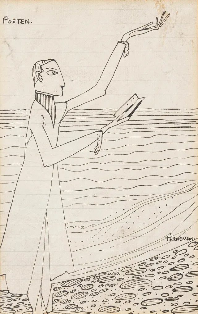 Axel Törneman, "Poeten".