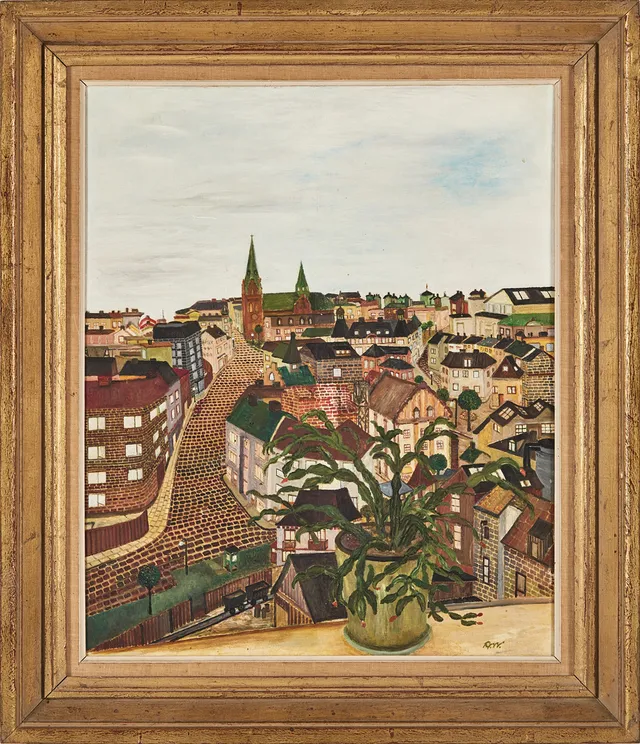 ARVID WIDERBERG. Stadsbild.