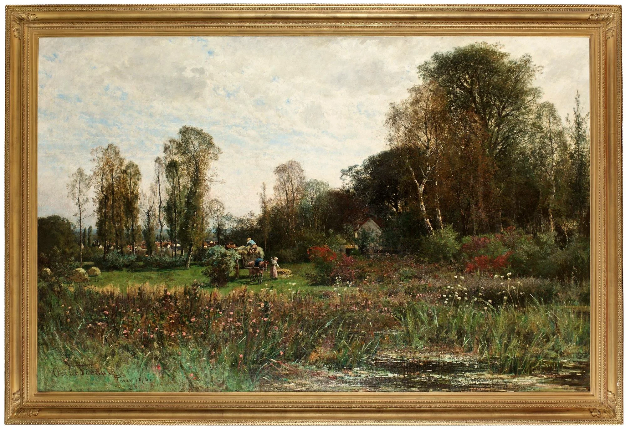 Oscar Törnå, Motiv från Barbizon. — Bukowskis
